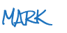 Blue "Mark" signature logo.